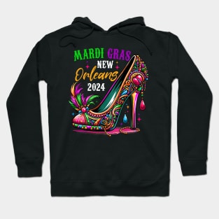 Mardi Gras 2024 Women Girl New Orleans Matching Girls Hoodie